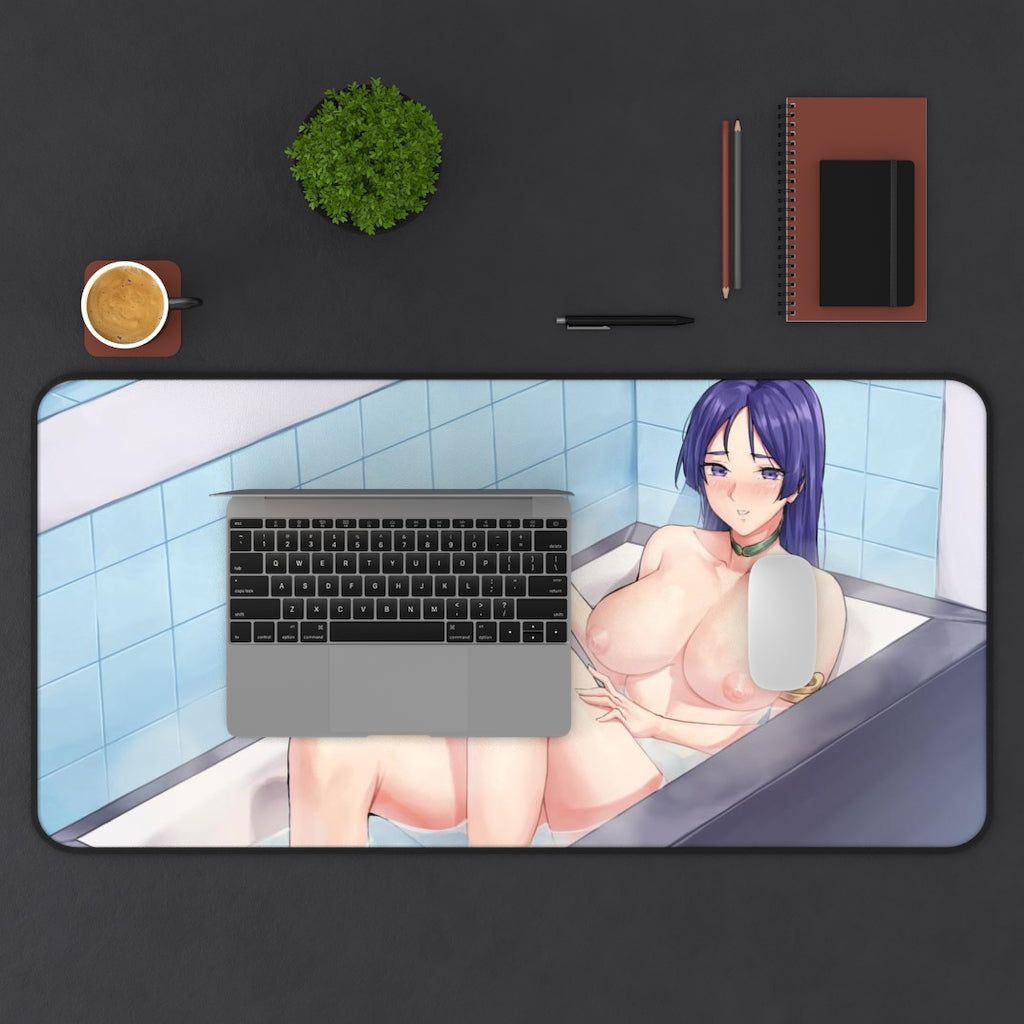 Minamoto No Raikou Fate Grand Order Nude Bath Desk Mat - Non Slip Mousepad