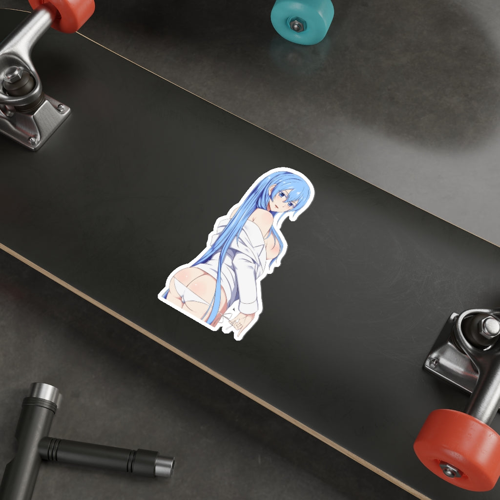 Akame Ga Kill Sexy Esdeath Waterproof Sticker - Ecchi Vinyl Decal