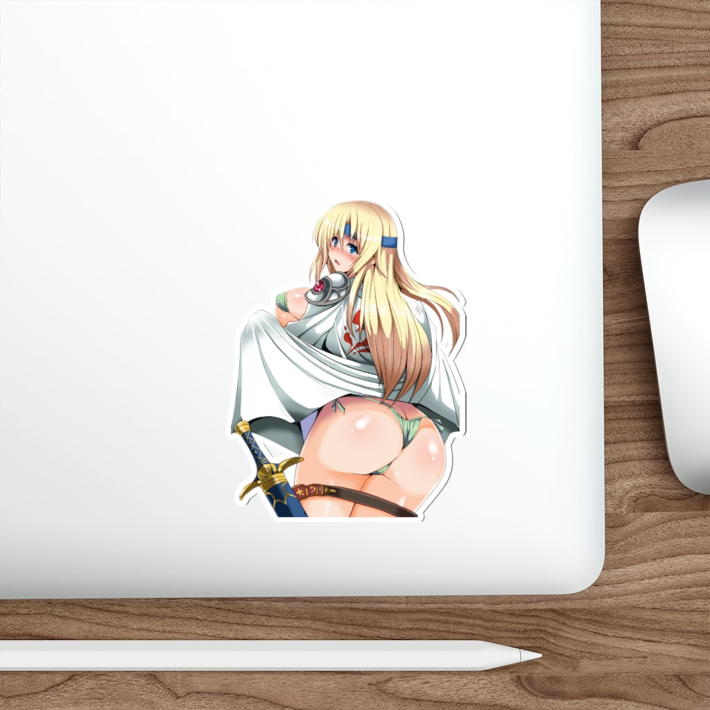 Final Fantasy 6 Huge Ass Celes Chere Waterproof Sticker - Ecchi Vinyl Decal