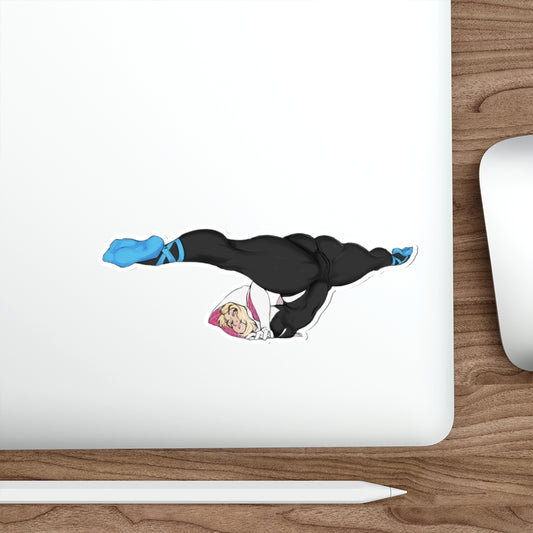 Spider Gwen Split Waterproof Sticker - Ecchi Vinyl Decal