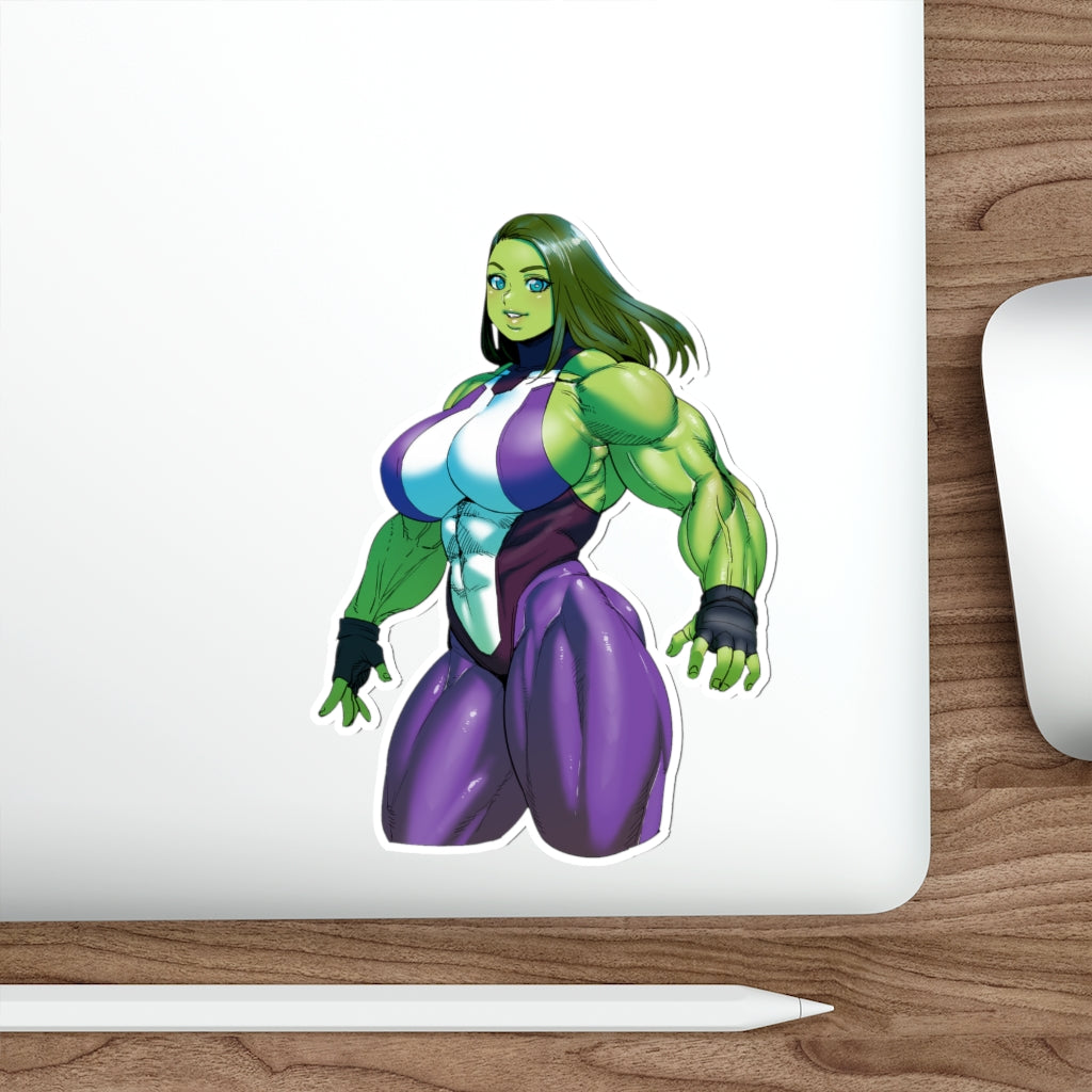 She Hulk Bodysuit Marvel Waterproof Sticker - Ecchi Vinyl Decal