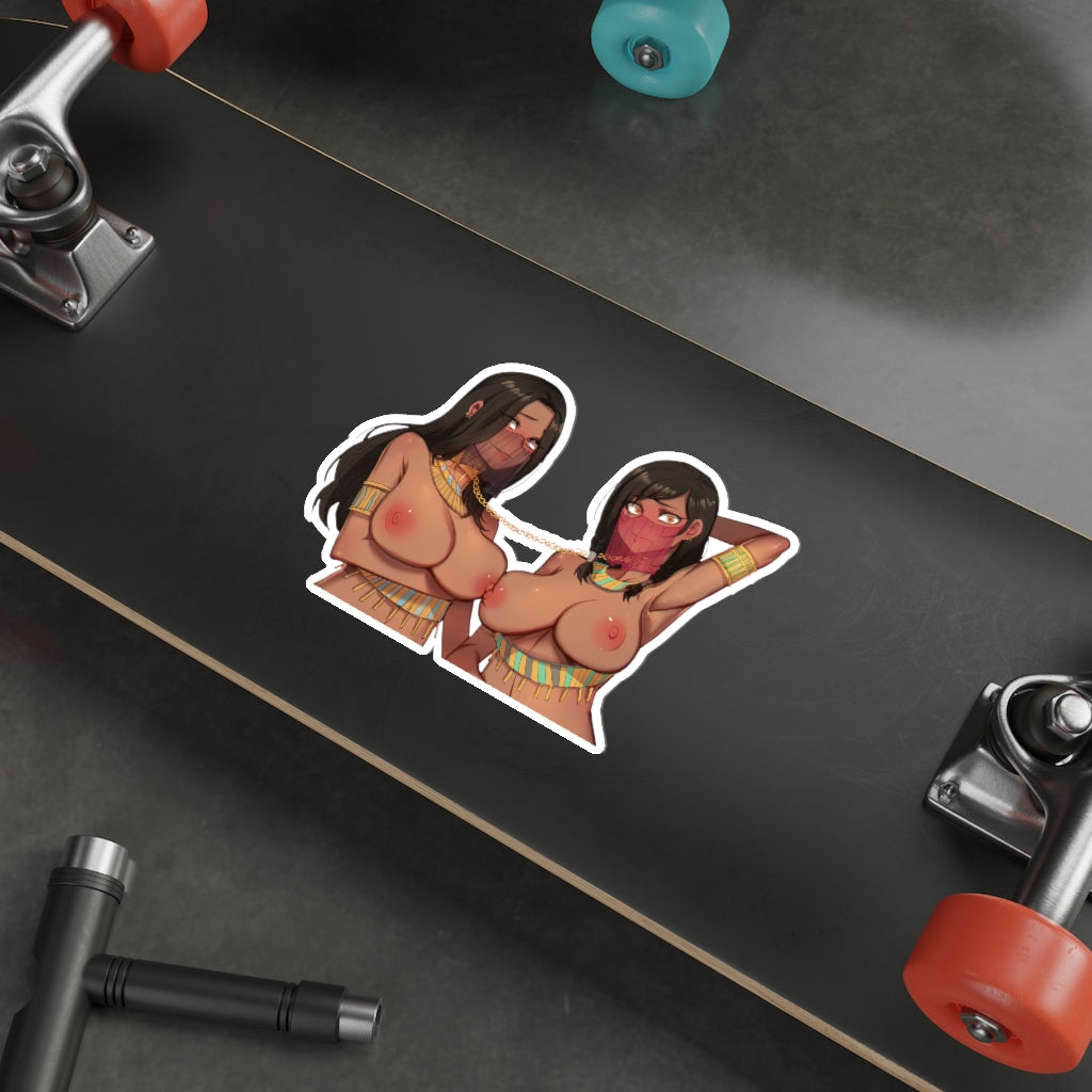 Overwatch Nude Tits Pharah and Captain Amari Waterproof Sticker Decal