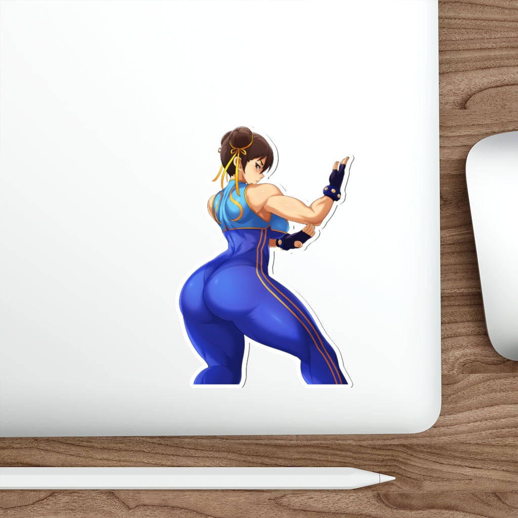 Chun Li Thick Ass Bodysuit Waterproof Sticker - Ecchi Vinyl Decal