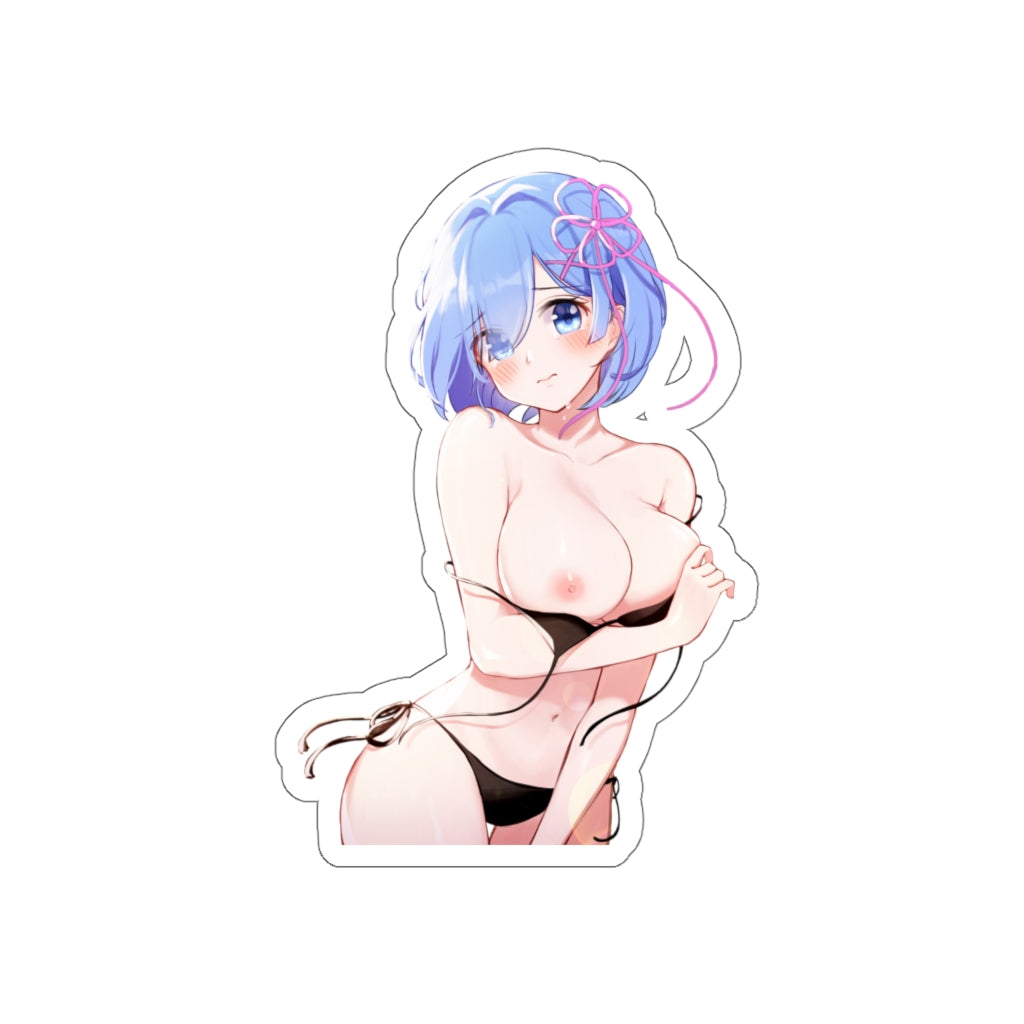 Nude Rem Re Zero Waterproof Sticker - Ecchi Vinyl Decal