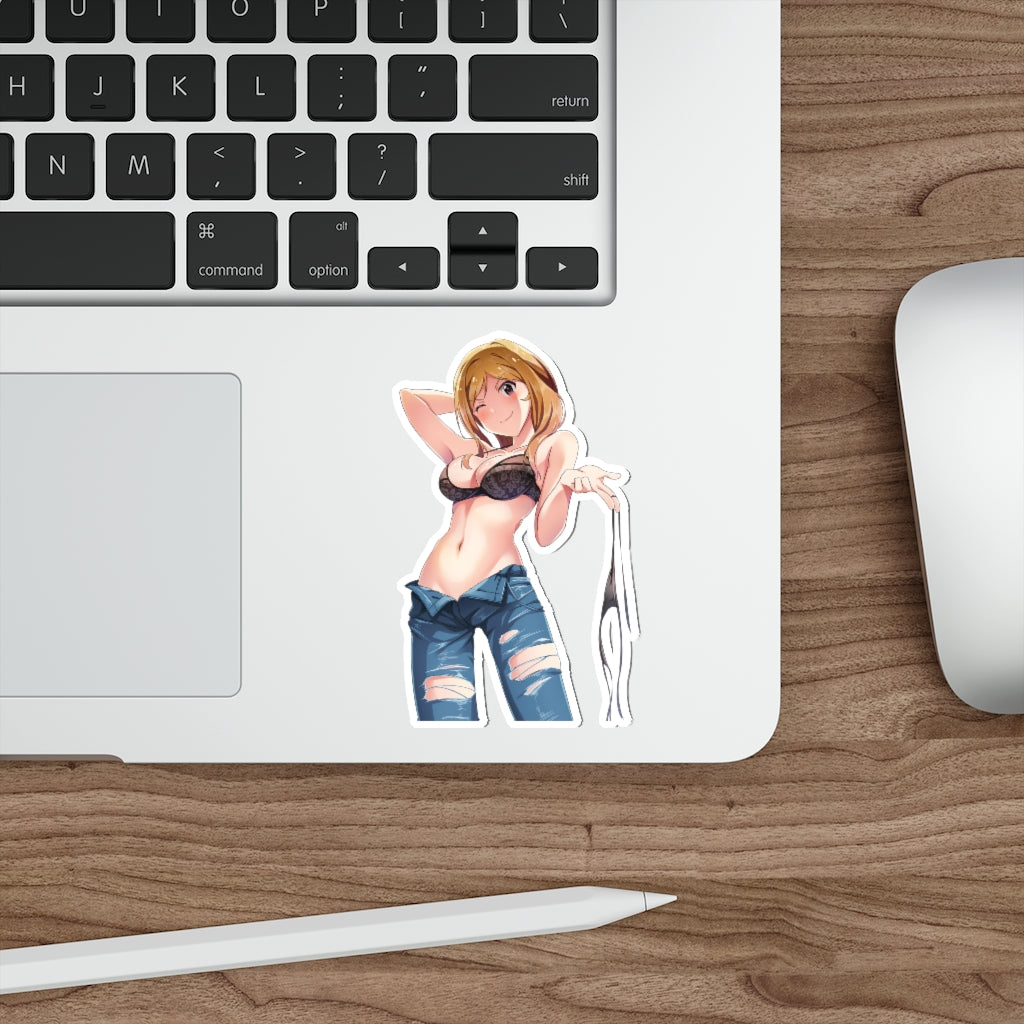 Sexy Lingerie Bra Momose Rio Idolmaster Waterproof Sticker - Ecchi Vinyl Decal