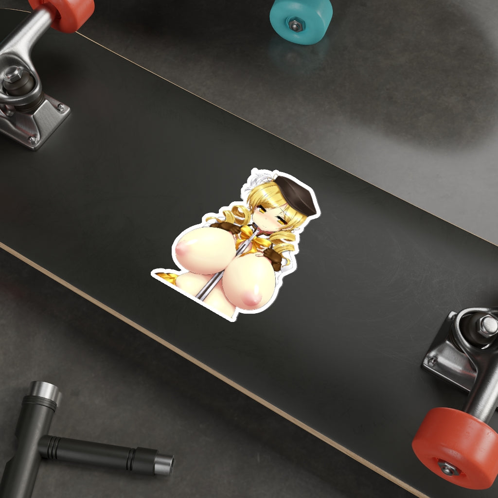 Puella Magi Madoka Magica Huge Boobs Mami Tomoe Waterproof Sticker - Ecchi Vinyl Decal