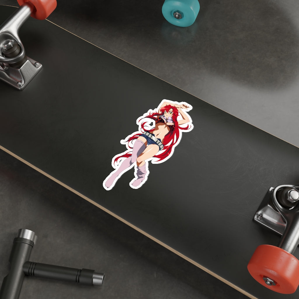 Gurren Lagann Sexy Yoko Littner Waterproof Sticker - Ecchi Vinyl Decal