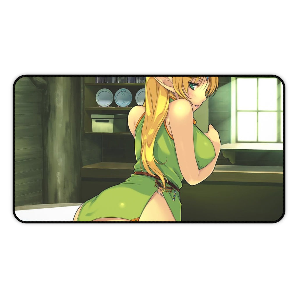 Record Of Lodoss War Sexy Mousepad - Deedlit Desk Mat - Ecchi Playmat