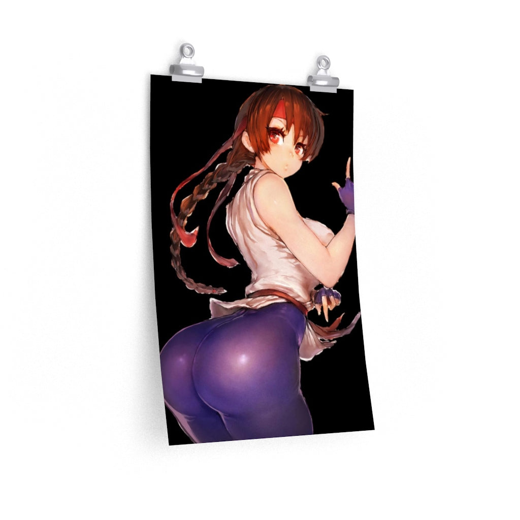 Yuri Sakazaki The King Of Fighters Poster - Lewd Premium Matte Vertical Poster - Adult Wall Art