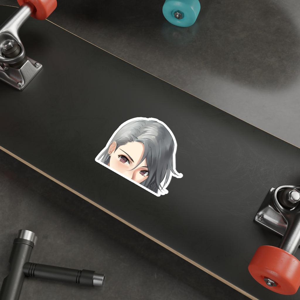 Persona 5 Sae Niijima Peeker Sticker - Anime Peeker Car Decal