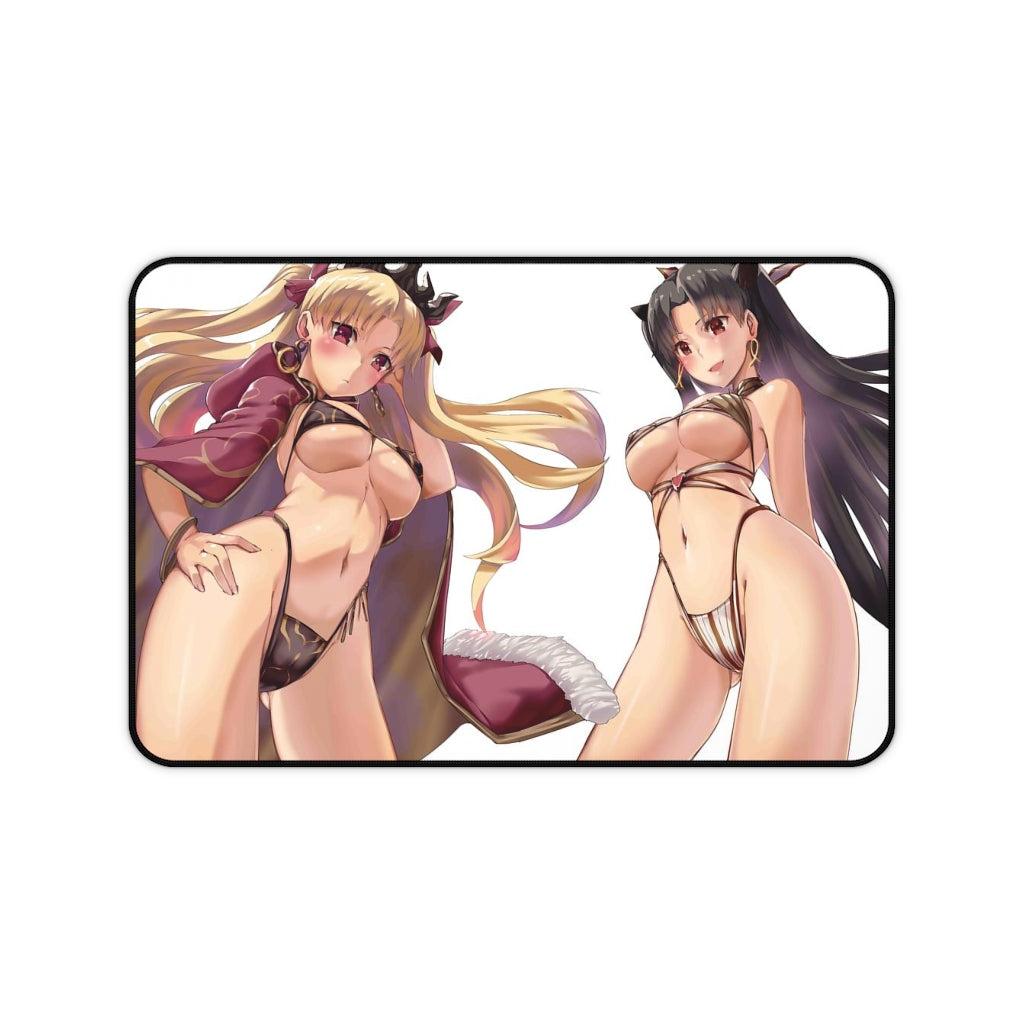 Fate Grand Order Sexy Mousepad - Ereshkigal And Ishtar Ecchi Desk Mat - Gaming Playmat