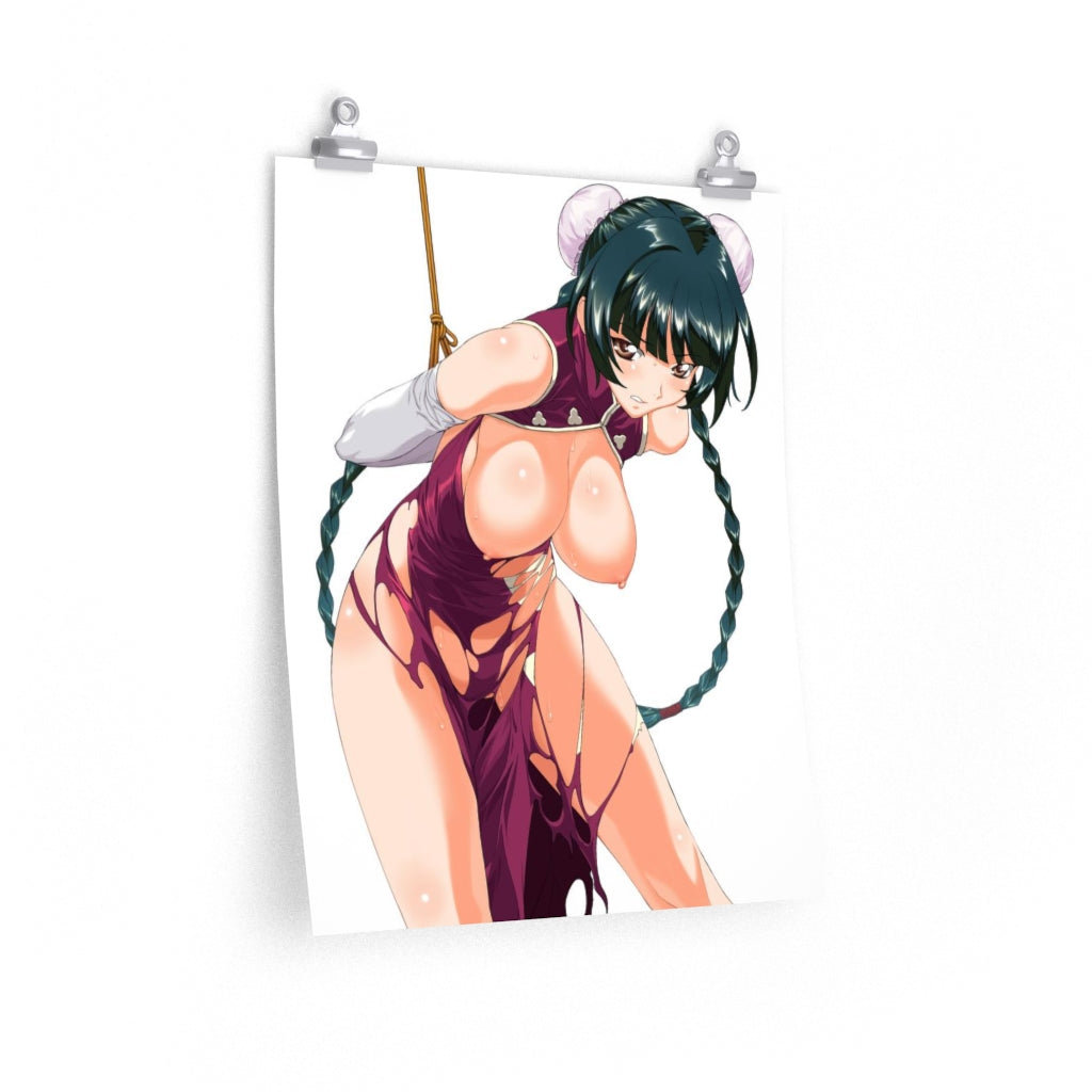 Bondage Wang Liu Mei Nude Tits Gundam 00 Poster - Lewd Premium Matte Vertical Poster - Adult Wall Art