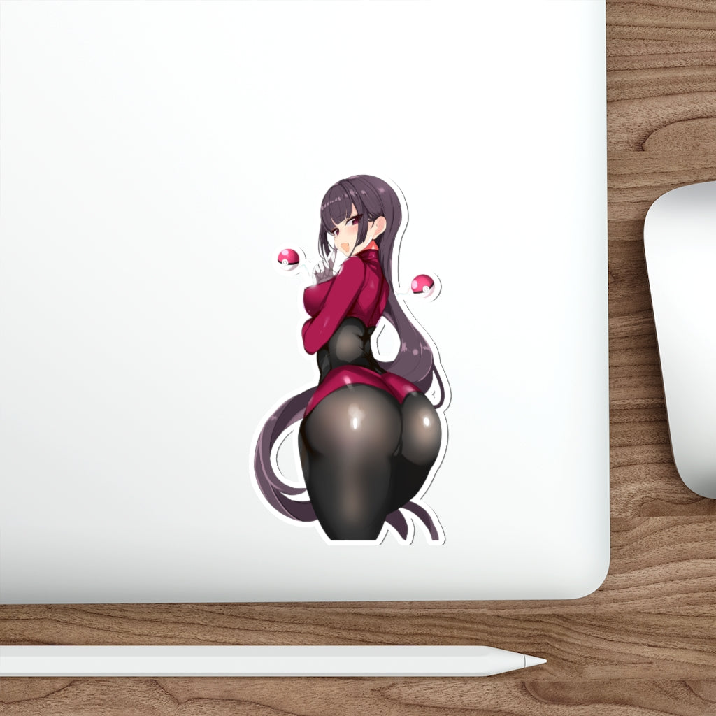 Sabrina Pokemon Sexy Butt Ecchi Vinyl Decal Waterproof Sticker - Ecchi Vinyl Decal