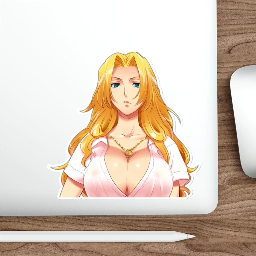 Matsumoto Rangiku Bleach Big Boobs Peeker Waterproof Sticker - Ecchi V –  K-Minded