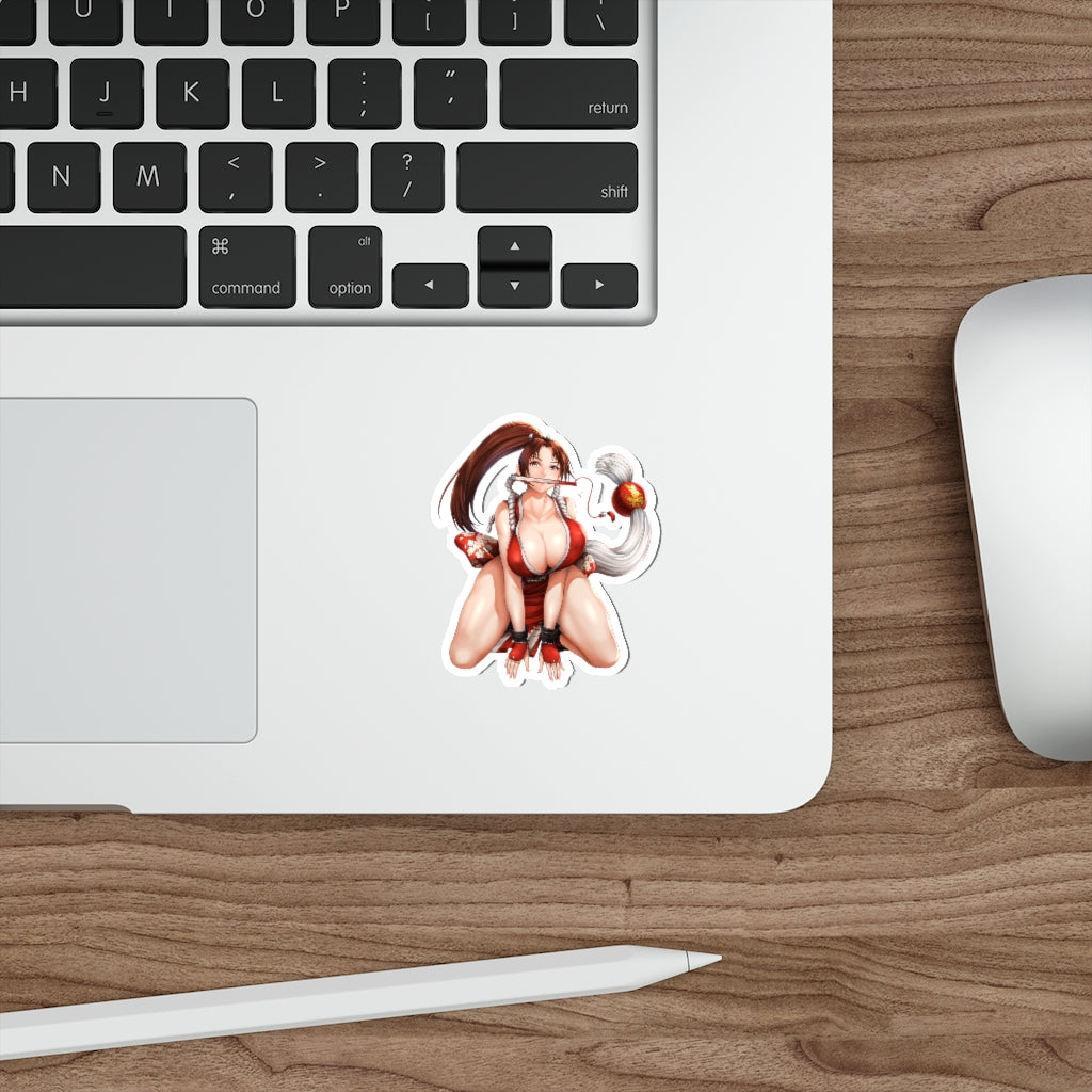 Sexy Mai Vinyl Waterproof Sticker - Large Ecchi KoF Decal