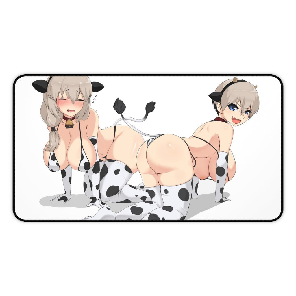 Uzaki-Chan Wants To Hang Out! Anime Mousepad - Large Oppai Cow Girls Ecchi Desk Mat - Boobs Mouse Pad - MTG Playmat