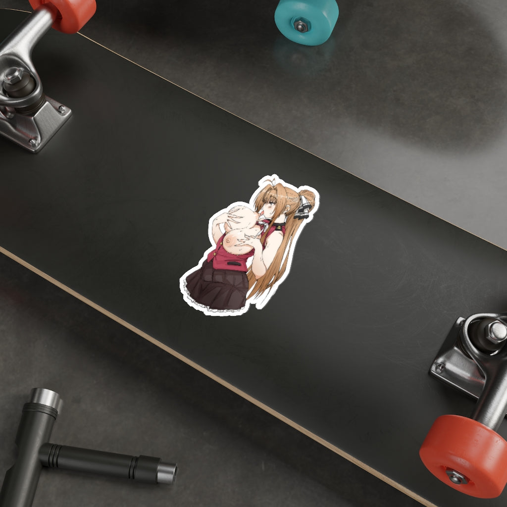 Sento Isuzu Amagi Brilliant Park Hentai Boobs Waterproof Sticker - Ecchi Vinyl Decal