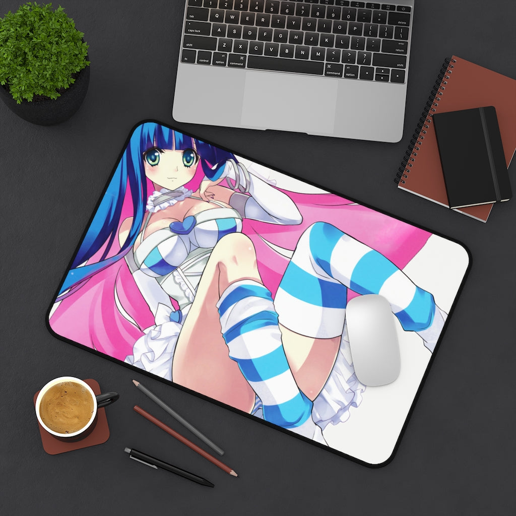 Panty and Stocking with Garterbelt Waifu Desk Mat - Non Slip Mousepad