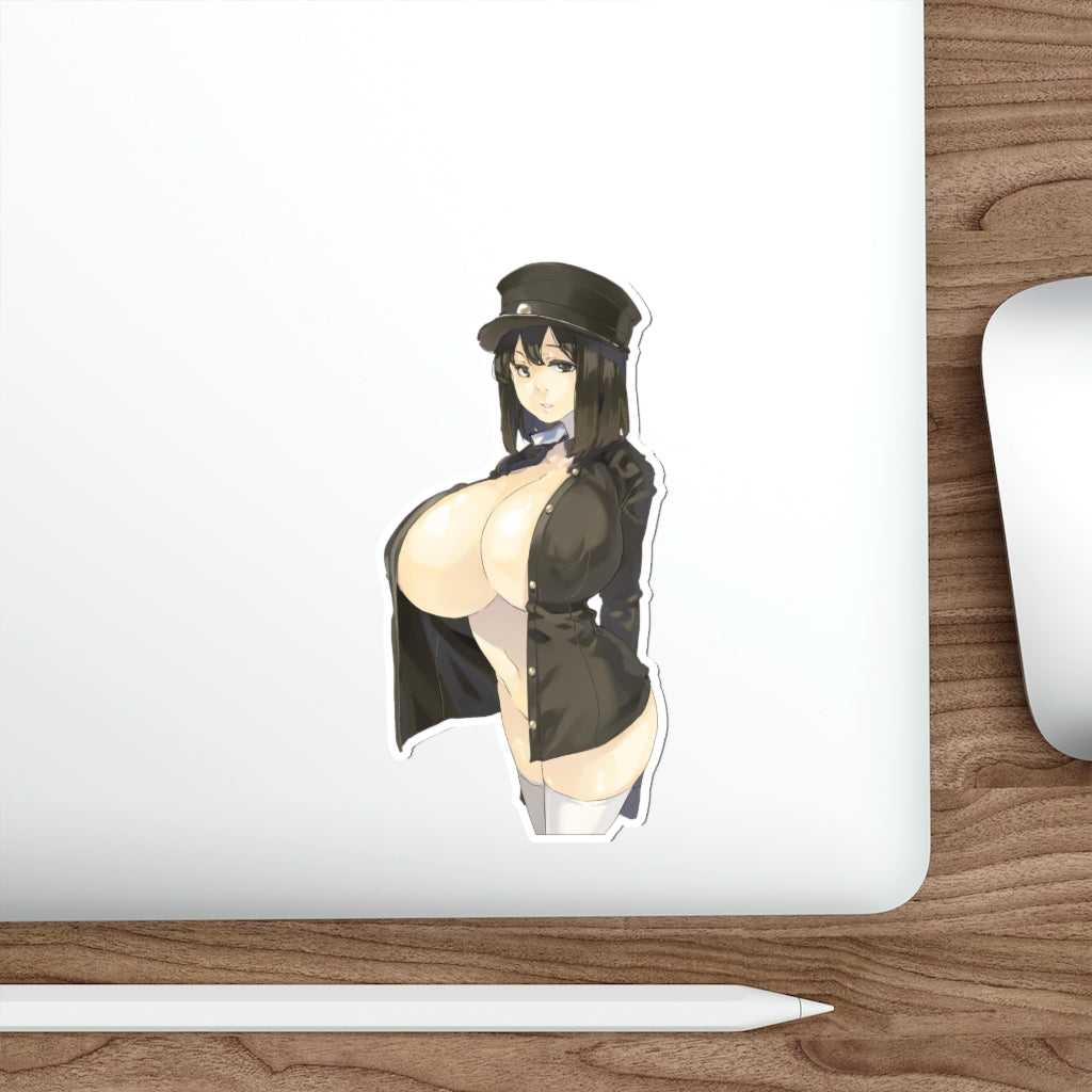 Huge Boobs Akitsu Maru Kantai Collection Waterproof Sticker - Ecchi Vinyl Decal