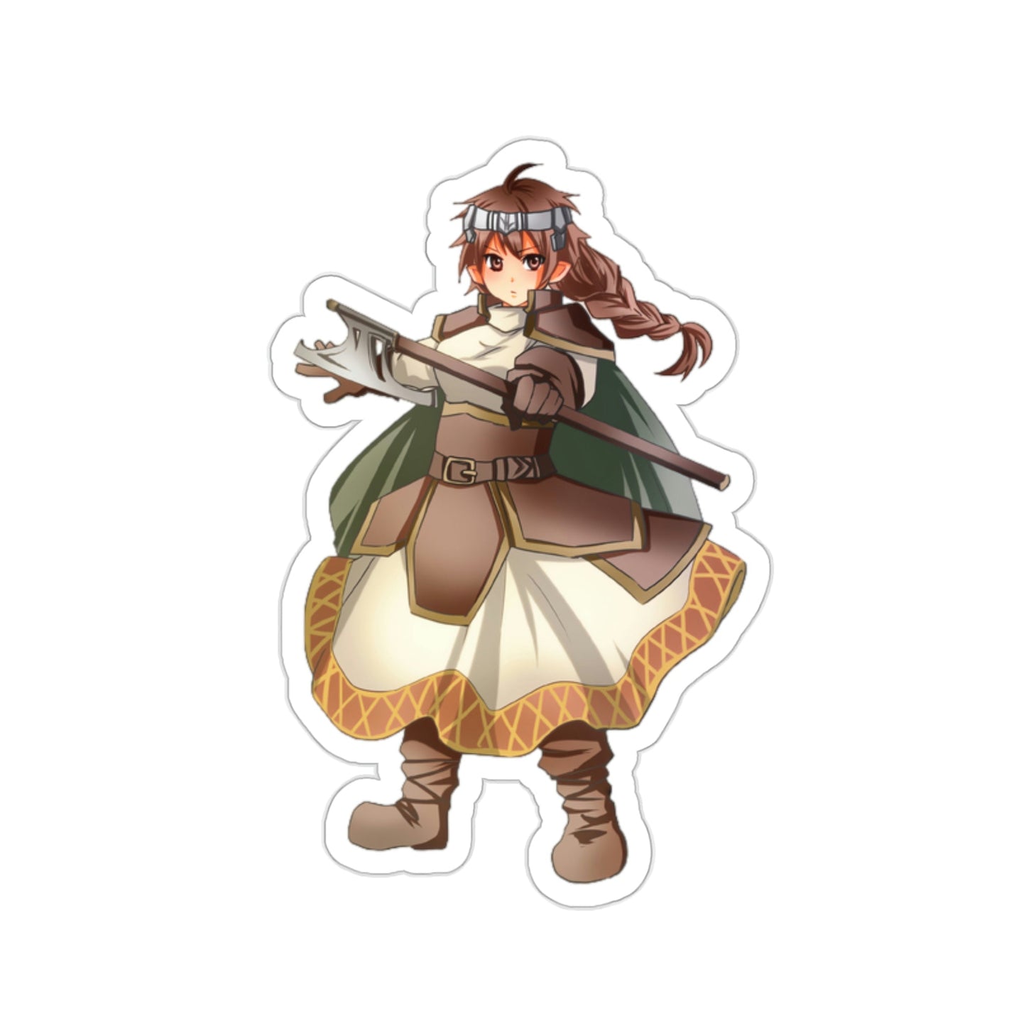 Female Waifu Gimli The Lord of the Rings Waterproof Sticker - Weatherproof Vinyl Car Decal