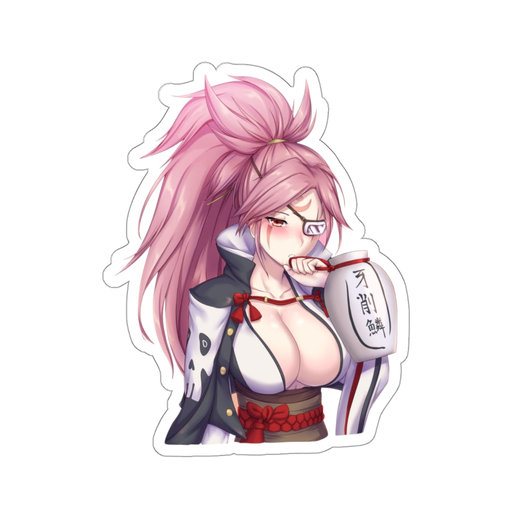 Guilty Gear Hot Baiken Sake Waterproof Sticker - Ecchi Vinyl Decal