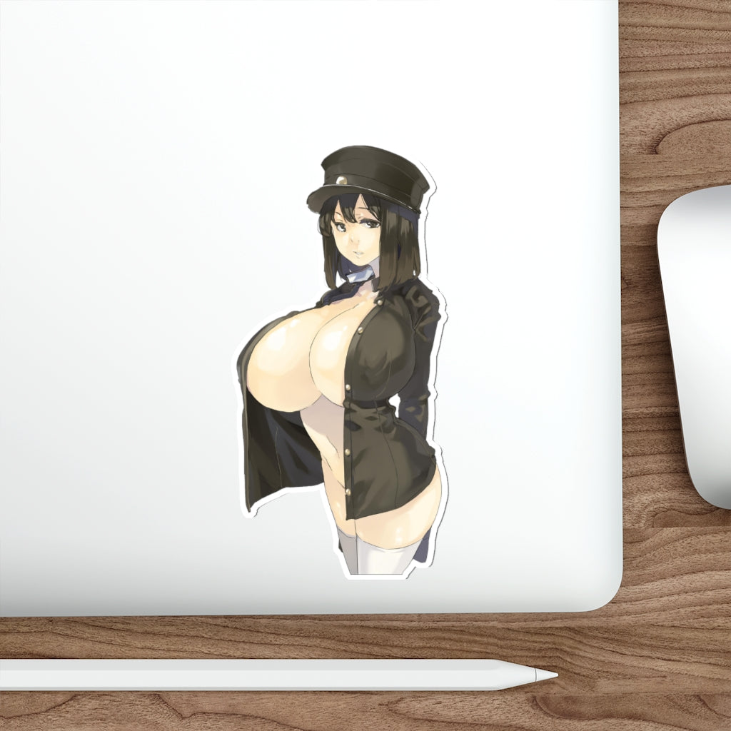 Huge Boobs Akitsu Maru Kantai Collection Waterproof Sticker - Ecchi Vinyl Decal