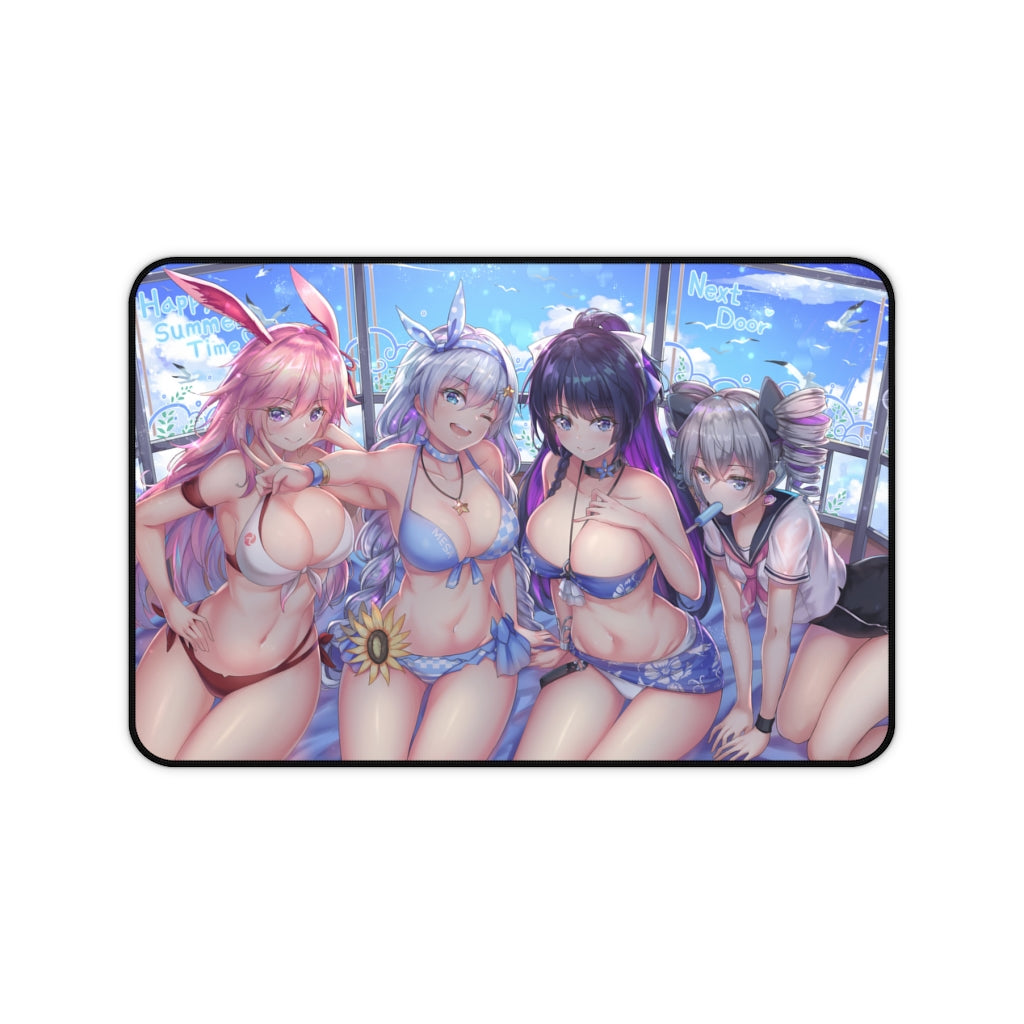 Honkai Impact Sexy Bikini Waifus Gaming Desk Mat - Anime Mousepad - Sexy Girls Playmat