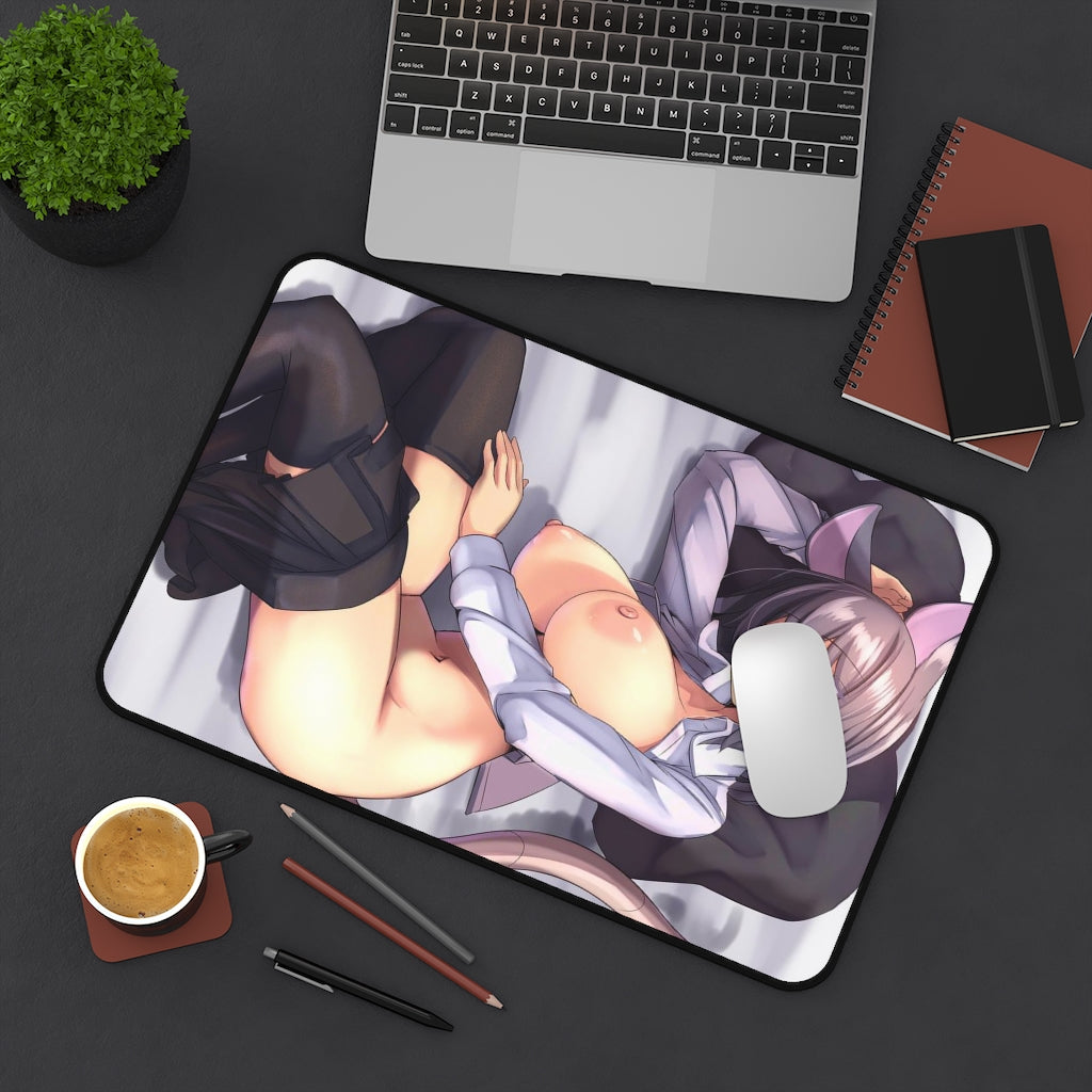 Touhou Sexy Mousepad - Nude Boobs Nazrin Desk Mat - Ecchi Playmat