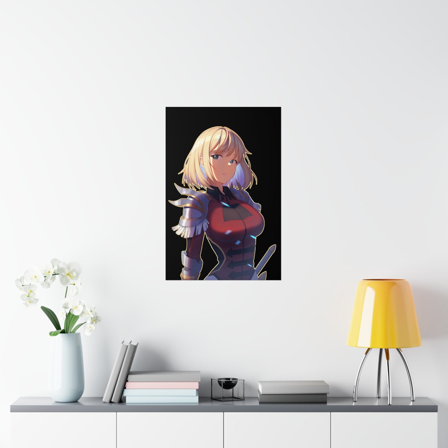 Solo Leveling Poster - Premium Matte Vertical Poster - Cha Hae In Anime Manga Poster