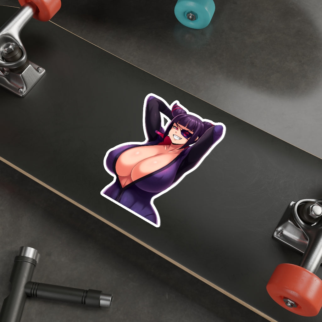 Big Boobs Juri Street Fighter Waterproof Sticker - Ecchi Vinyl Decal