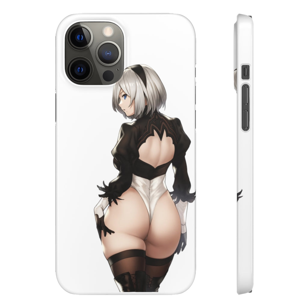 2B Anime Phone Case - Nier Automata Kawaii Aesthetic Snap Case