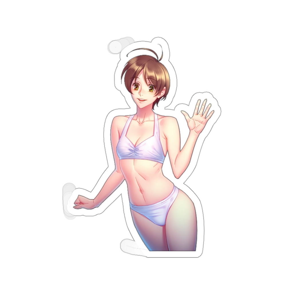 Hitomi Sexy Bikini Escaflowne Waterproof Sticker - Ecchi Vinyl Decal