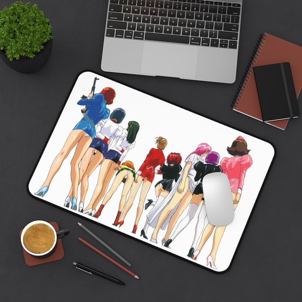 Agent Aika Sexy Waifus Panties Gaming Desk Mat - Anime Mousepad - Sexy Girl Playmat