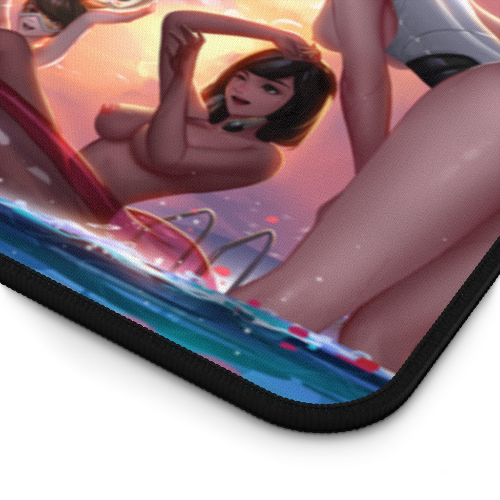 Overwatch Nude Hentai Waifus Desk Mat - Lewd Mousepad - Gaming Girls Playmat