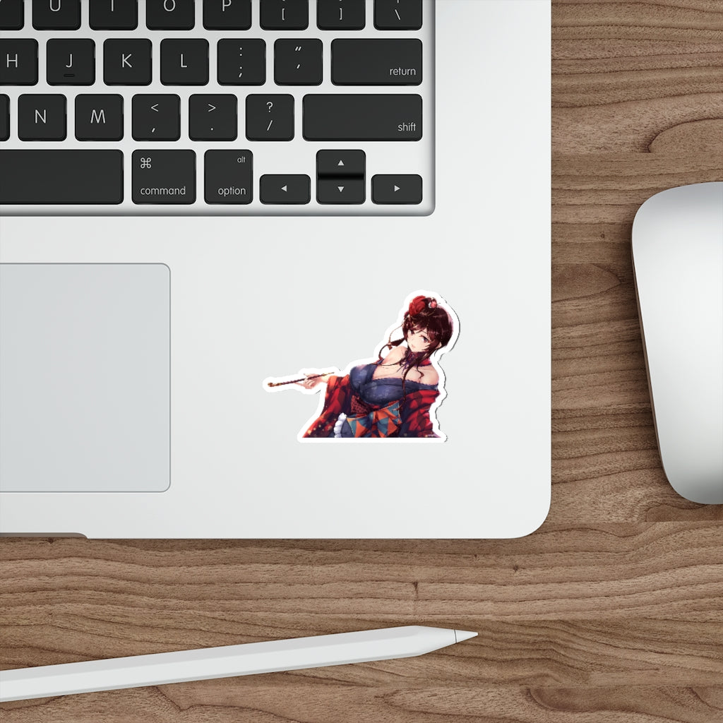 Zombieland Saga Kimono Yugiri Waterproof Sticker - Ecchi Vinyl Decal