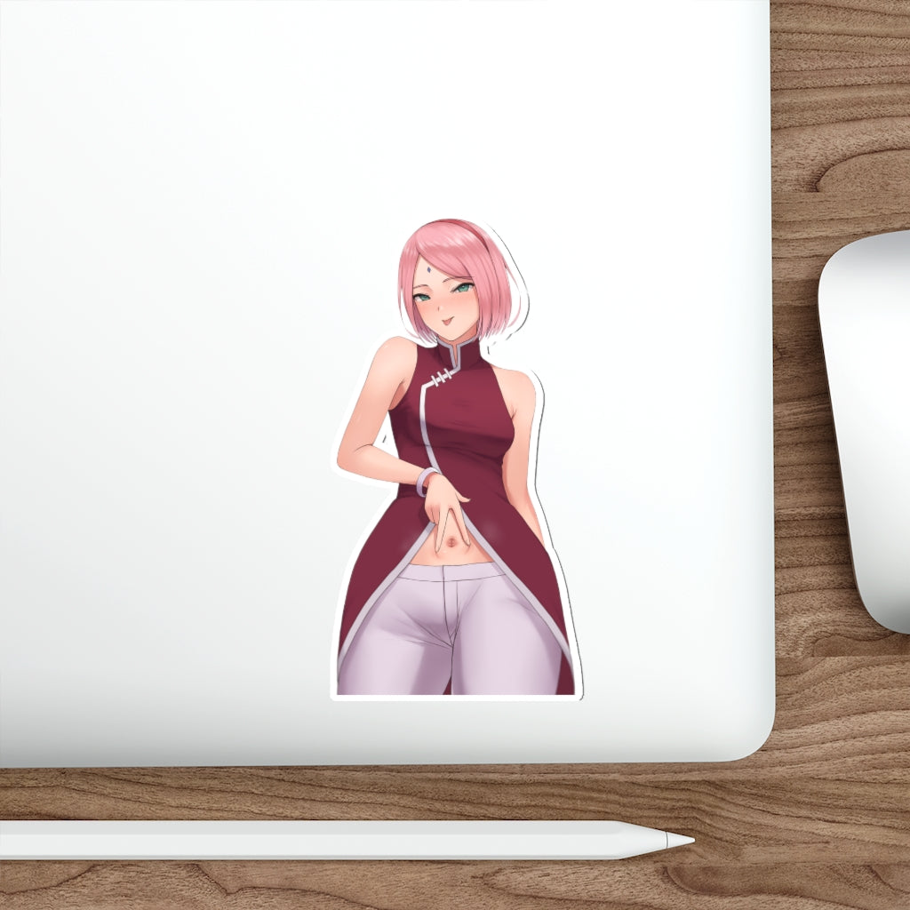 Naughty Sakura Naruto Waterproof Sticker - Ecchi Vinyl Decal – K-Minded