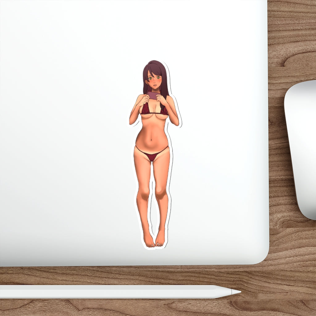 Sexy Bikini Kuroda Miki Devilman Waterproof Sticker - Ecchi Vinyl Decal