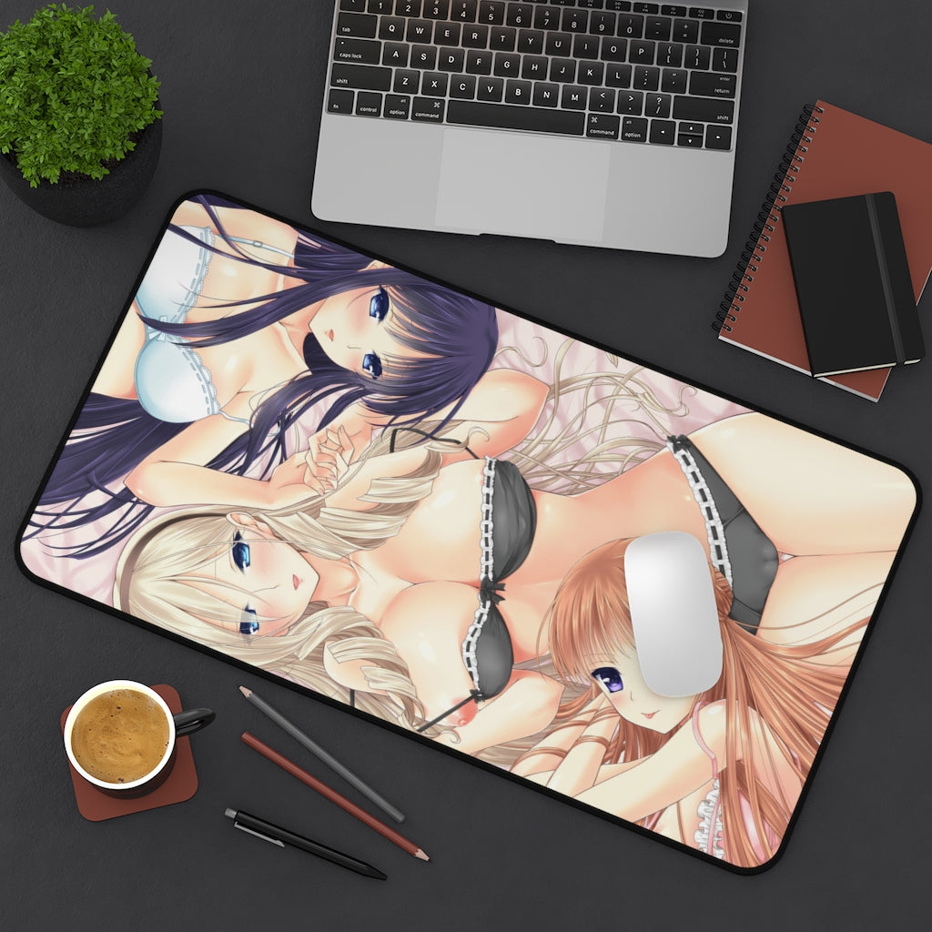 Walkure Romanze Lingerie Waifus Desk Mat- Sexy Anime Girls Mousepad - Gaming Playmat