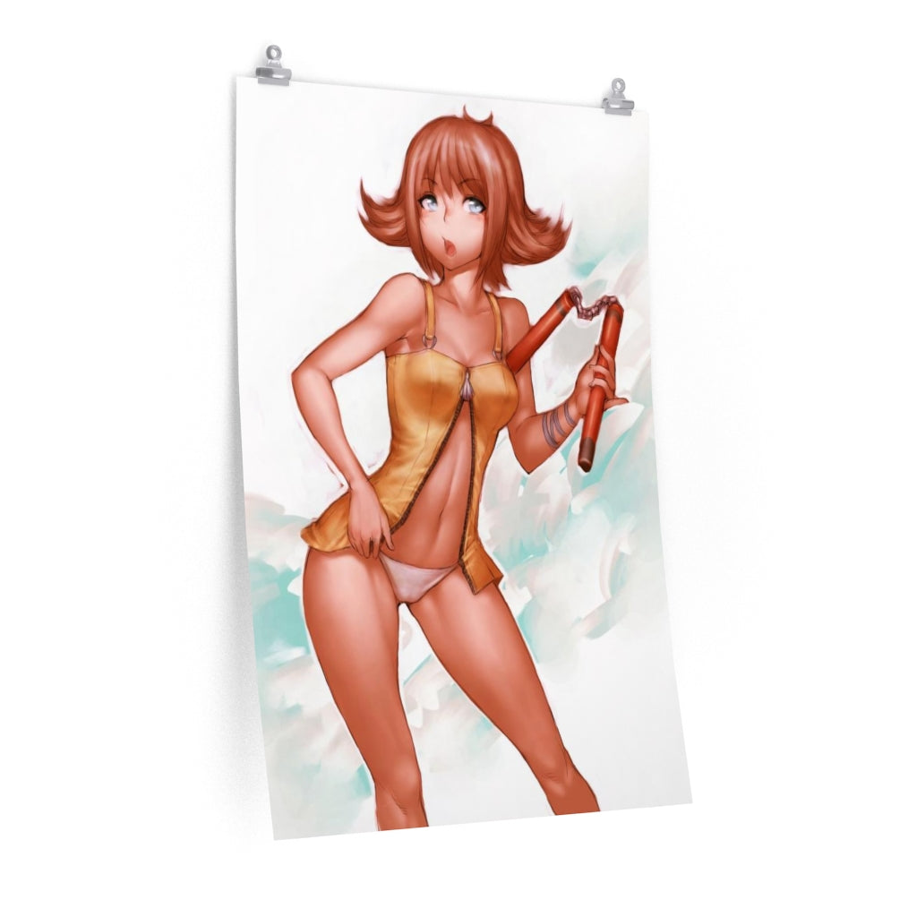 Selphie Tilmitt Final Fantasy 8 Poster - Lewd Premium Matte Vertical Poster - Adult Wall Art