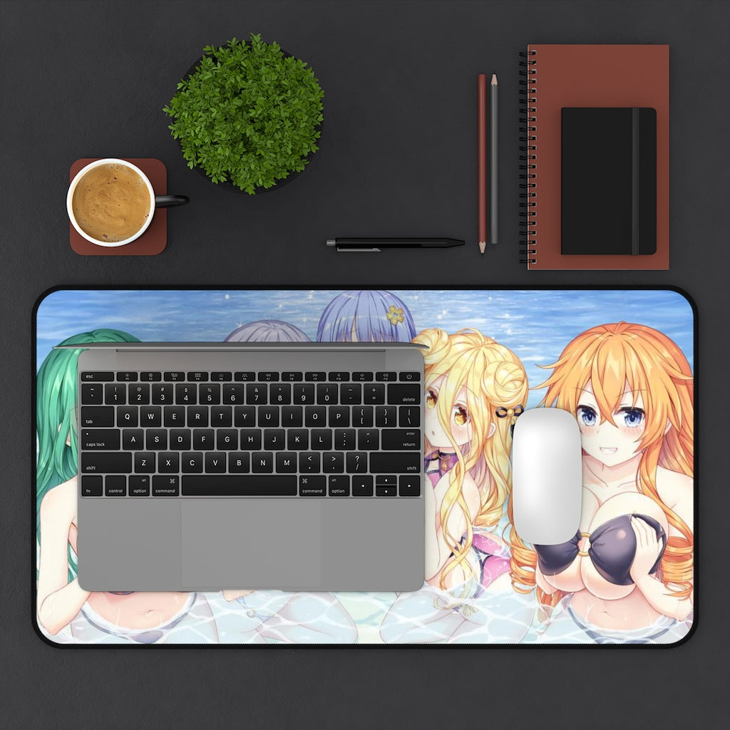 Date A Live Sexy Mousepad - Big Anime Tits Waifus Desk Mat - Ecchi Playmat