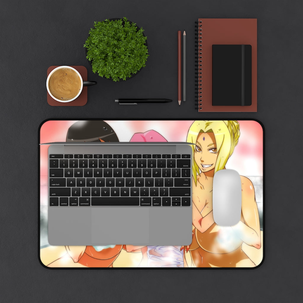 Sakura Tsunade and Shizune Naruto Onsen Mousepad - Gaming Playmat