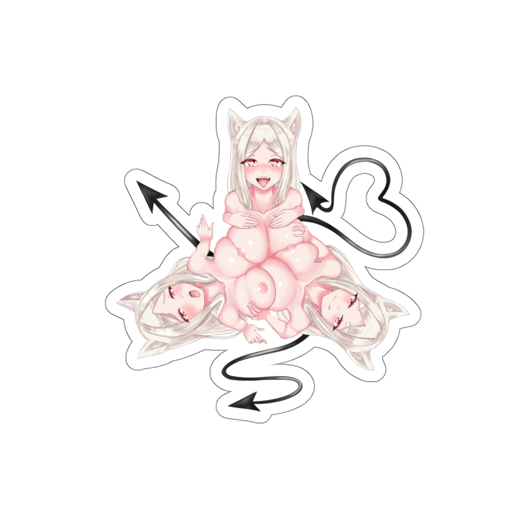 Helltaker Cerberus Anime Car Decal - Waterproof Ecchi Hentai Sticker