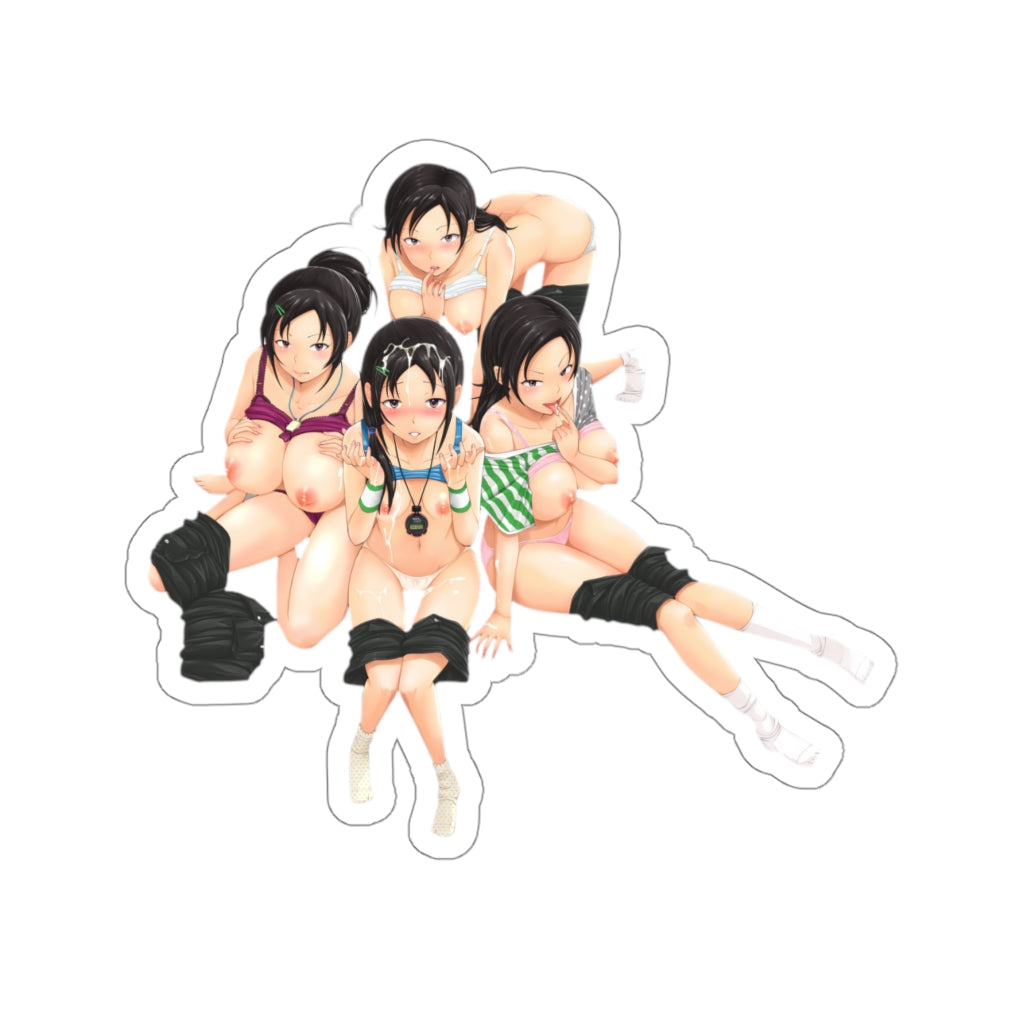 Idolmaster Hentai Nude Trainers Waterproof Sticker - Ecchi Vinyl Decal