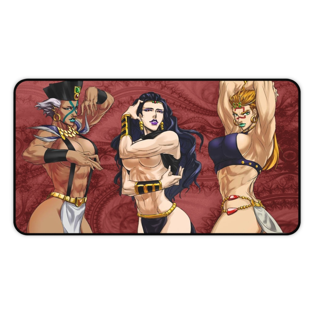 JoJo's Bizarre Adventure Anime Mousepad - Gender Swap - Large Desk Mat - Ecchi Mouse Pad - MTG Playmat