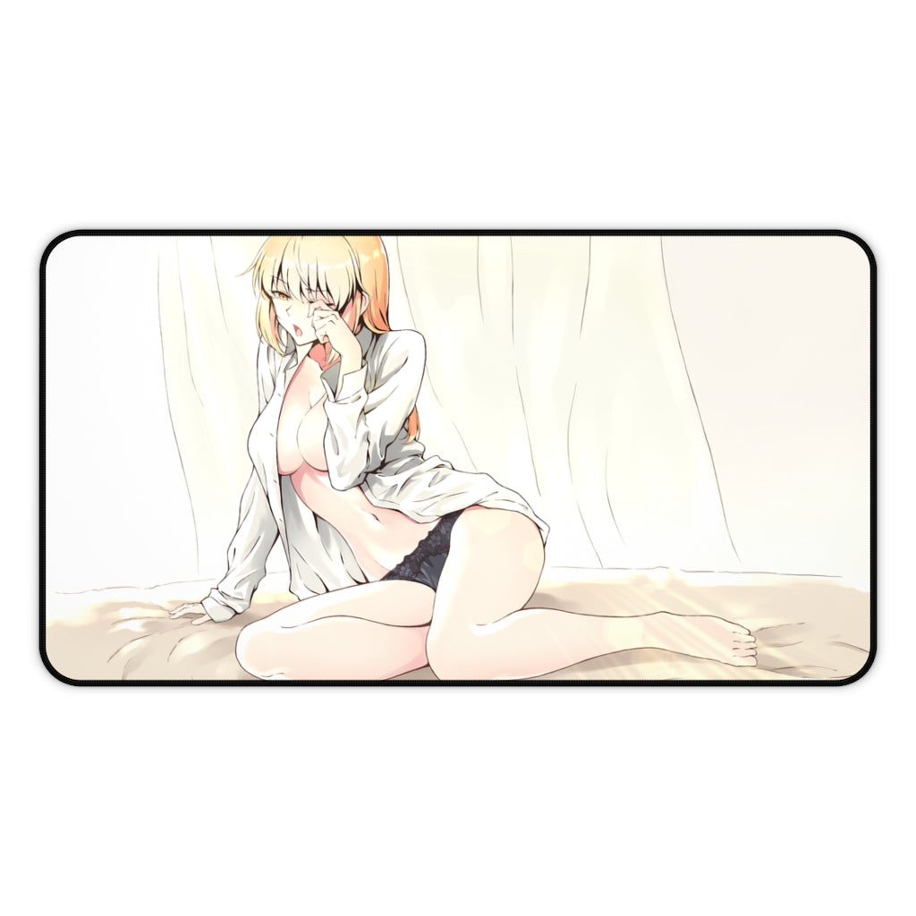 Fate Stay Night Ecchi Mousepad - Sexy Saber Alter Desk Mat - FSN Playmat