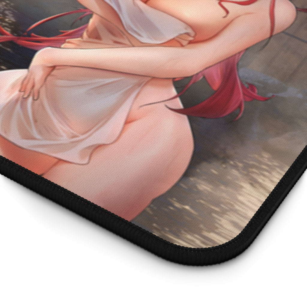 Mushoku Tensei Sexy Mousepad - Hot Onsen Ecchi Desk Mat - Anime Playmat