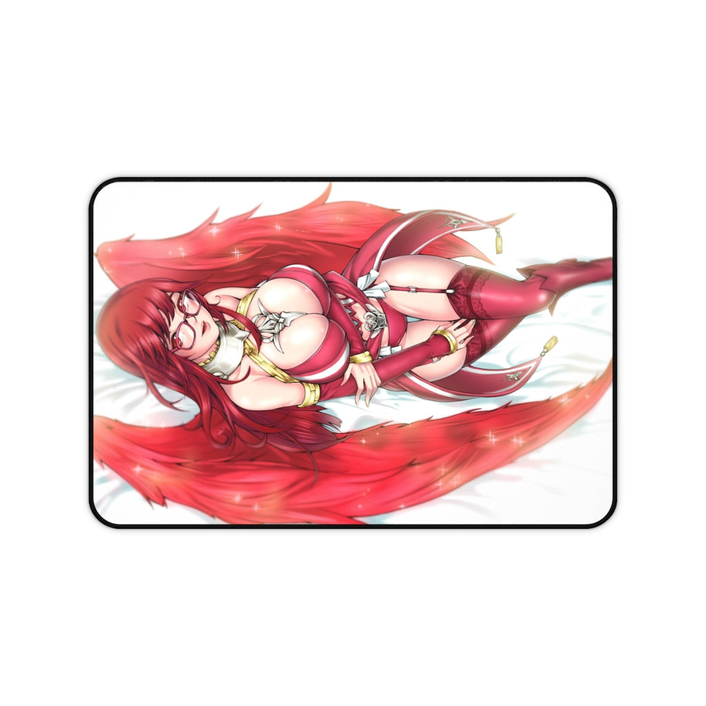 Tapis de bureau Mabinogi Sexy Avatar Waifu - Tapis de souris antidérapant - Tapis de jeu pour fille sexy 