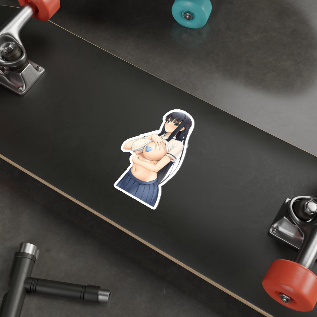 Big Tits Seifuku Ikaruga Senran Kagura Waterproof Sticker - Ecchi Vinyl Decal