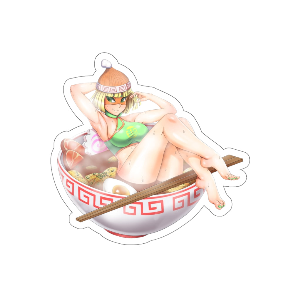 Min Min Arms Sexy Ramen Waterproof Sticker - Ecchi Vinyl Decal