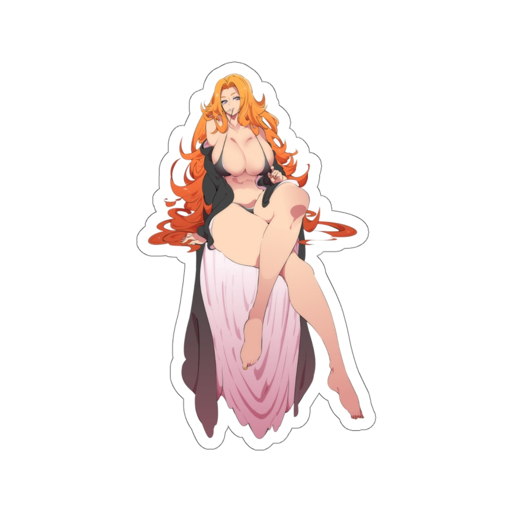 Bleach Anime Thick Matsumoto Rangiku Waterproof Sticker - Ecchi Vinyl Decal